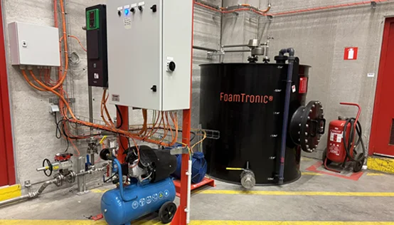 Foamtronic VFD systeem